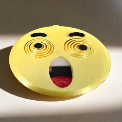 Whoa Emoji keychain